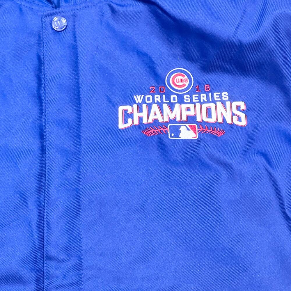 Chicago Cubs World Series Champions Reversible Poly-Twill Fleece Jacket XXL New - Picture 6 of 11